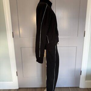 ATM ANTHONY THOMAS MELILO | Black Piped French Terry Track Suit, Size XL